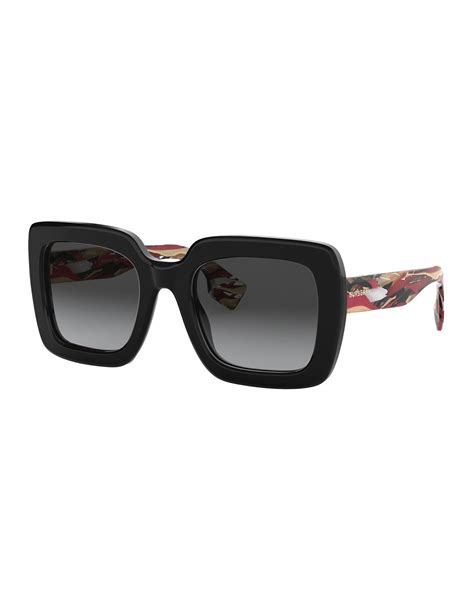 burberry square acetate sunglasses